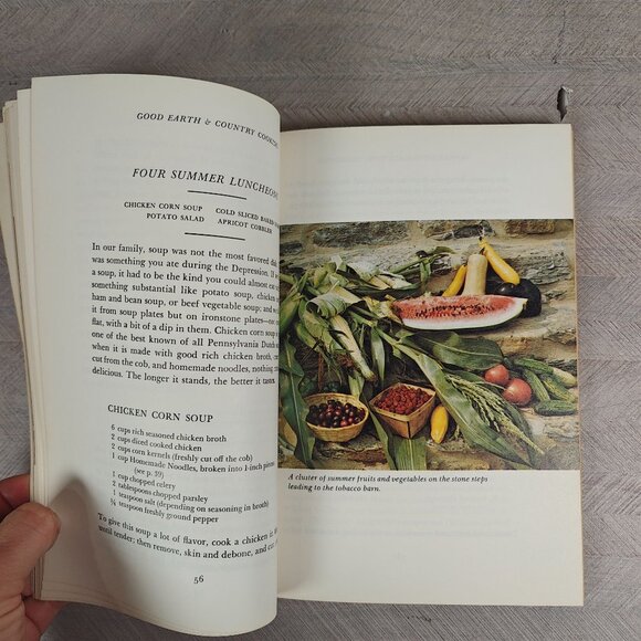 Good Earth & Country Cooking Betty Groff Vintage Cookbook Pennsylvania Recipes - Picture 6 of 9